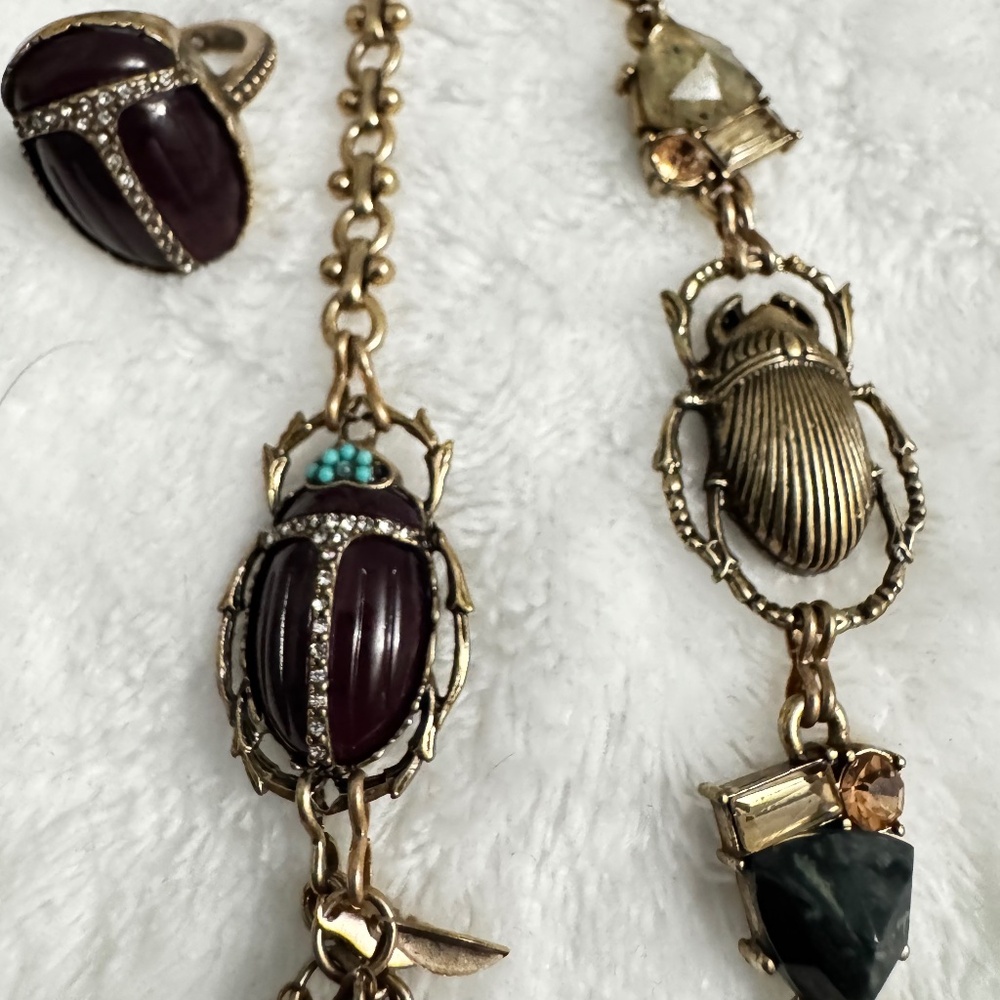 Chloe + Isabel Necklace and ring (size 7)